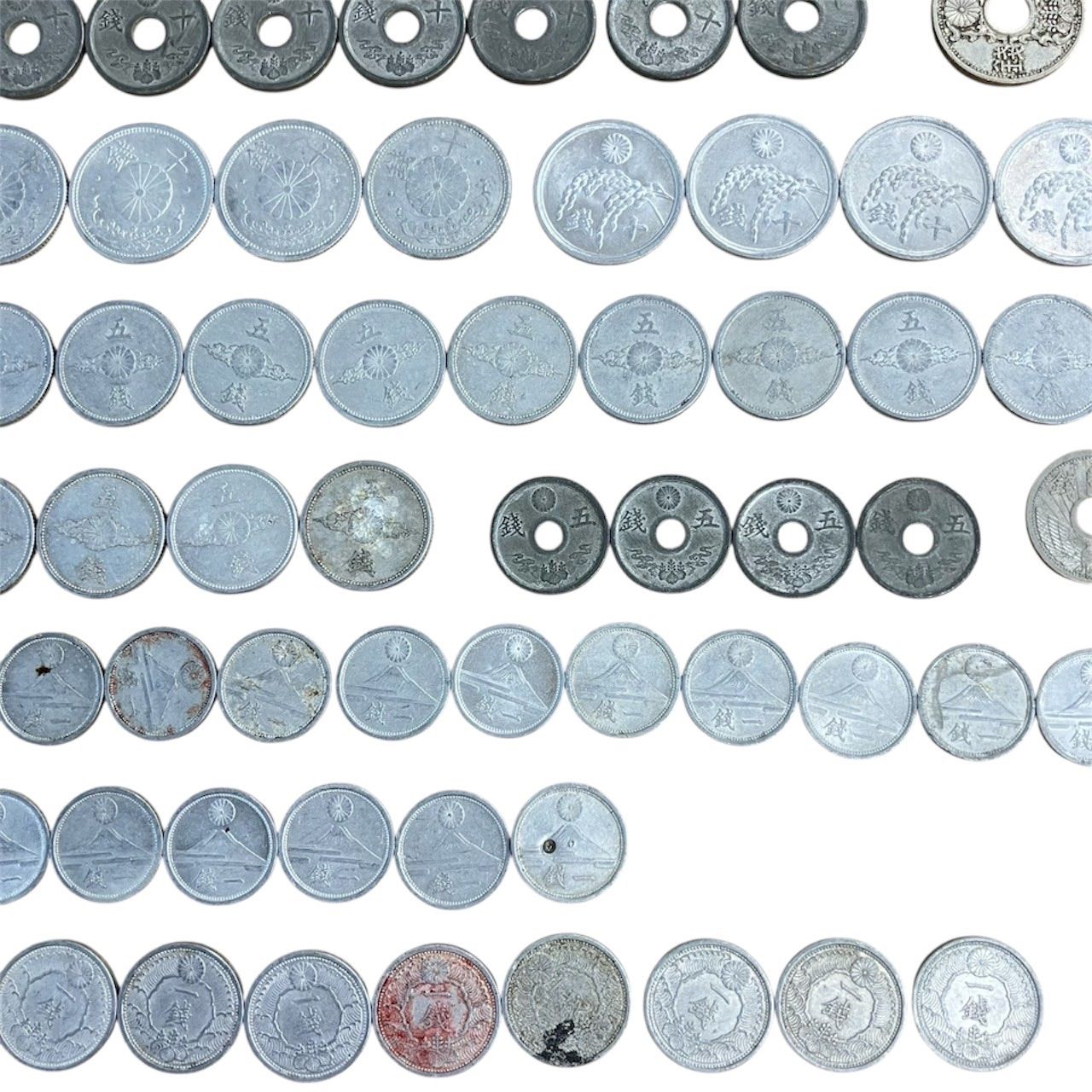 旧貨幣 74枚 袋 まとめ売り セット - メルカリ