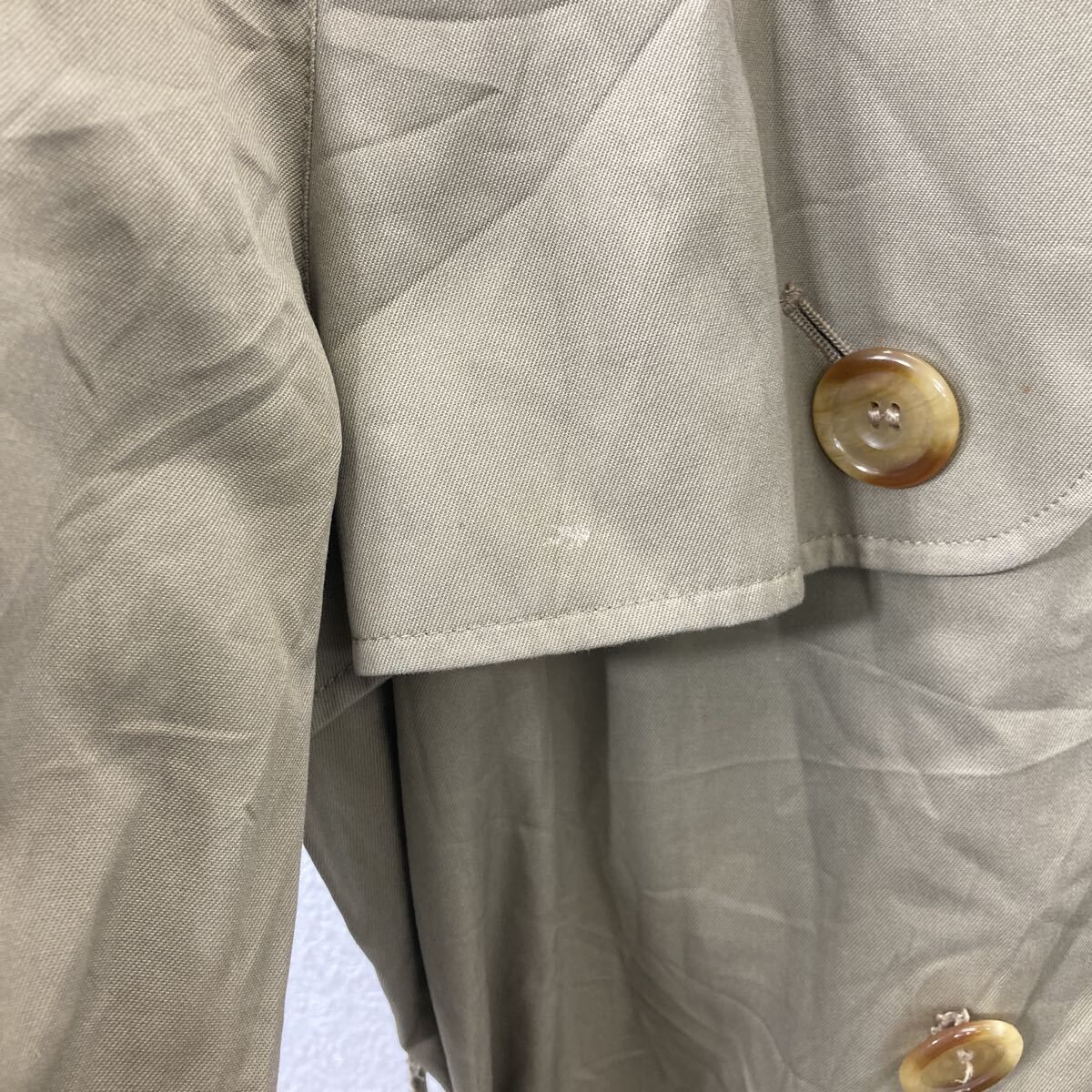 90s Aquascutum トレンチコート 裏地チェック ベージュ/AZ201 90s