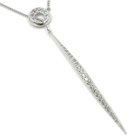 アヤミジュエリー Ayami Jewelry SV925 シルバー ツイスト パヴェ Y字