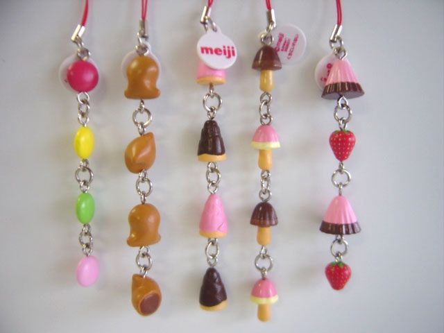 ♯Eag16BZ　明治Meijiちょこちょこりんストラップ5種 ♯Eag16BZ明治Meijiちょこちょこりんストラップ5種アポロチョコ