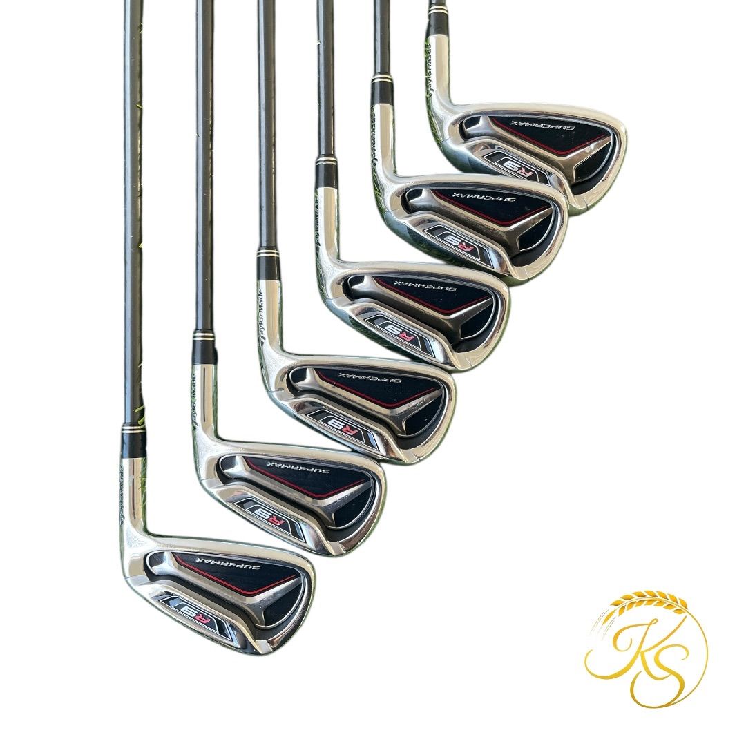 テーラーメイド アイアン 4本 右 TaylorMade R9 SUPER MAX カーボン