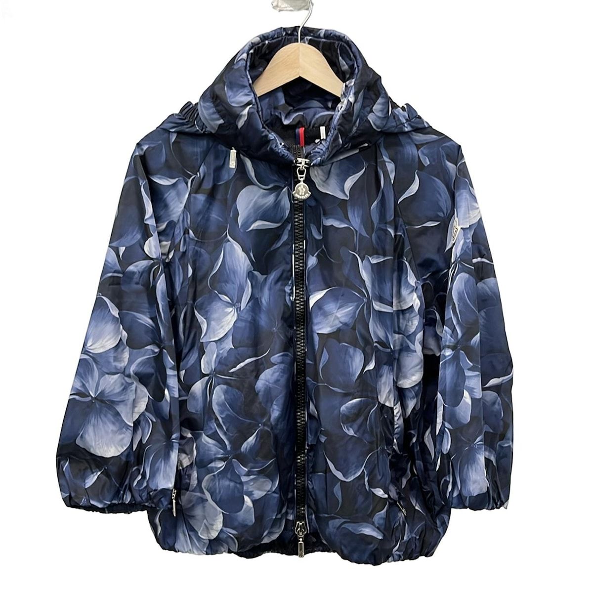 MONCLER モンクレール ブルゾン サイズ1 S レディース TEULIE ネイビー×黒×白 長袖 冬