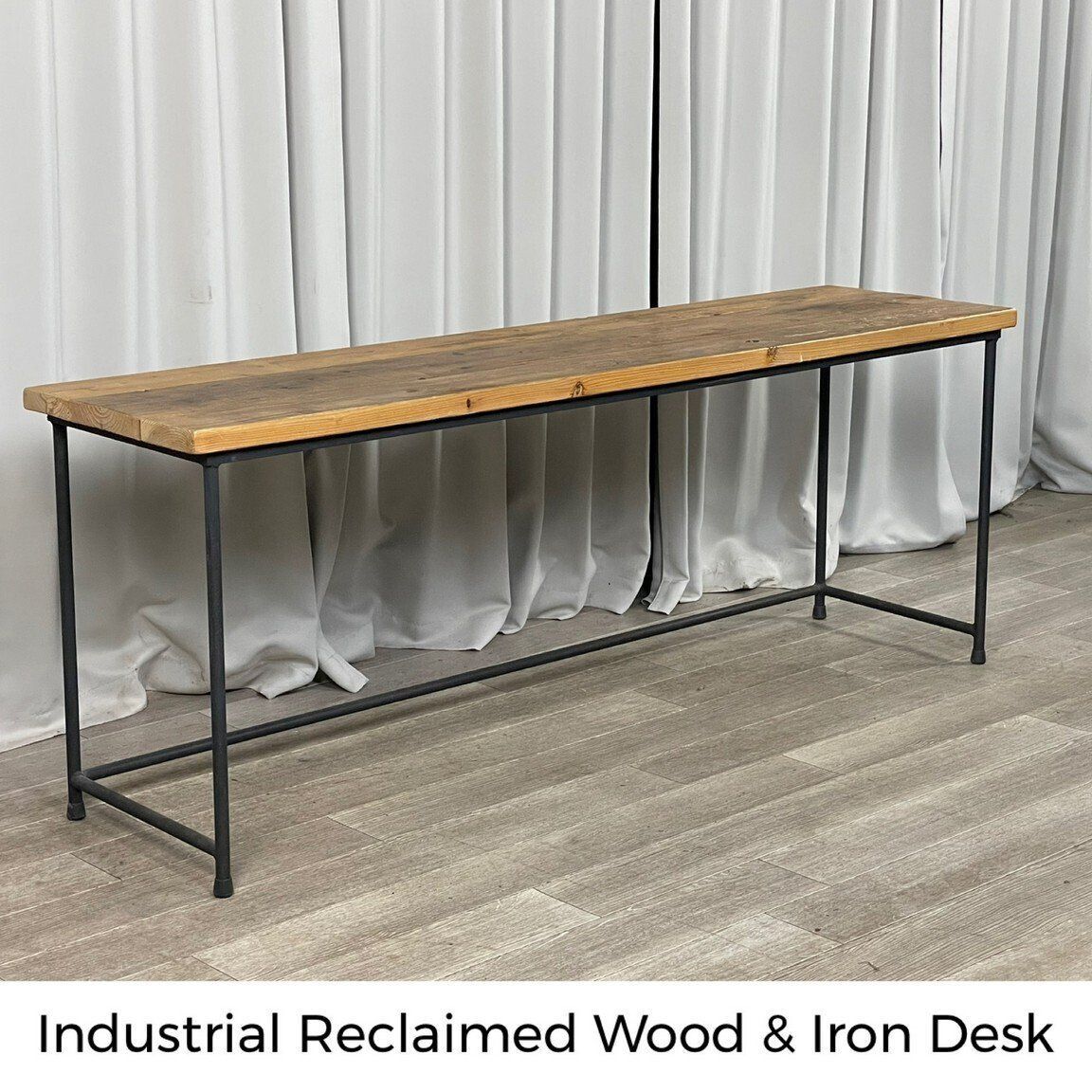 GS 68 インダストリアル 古材 アイアン デスク コンソール テーブル ヴィンテージ 神奈川県秦野市 A 5