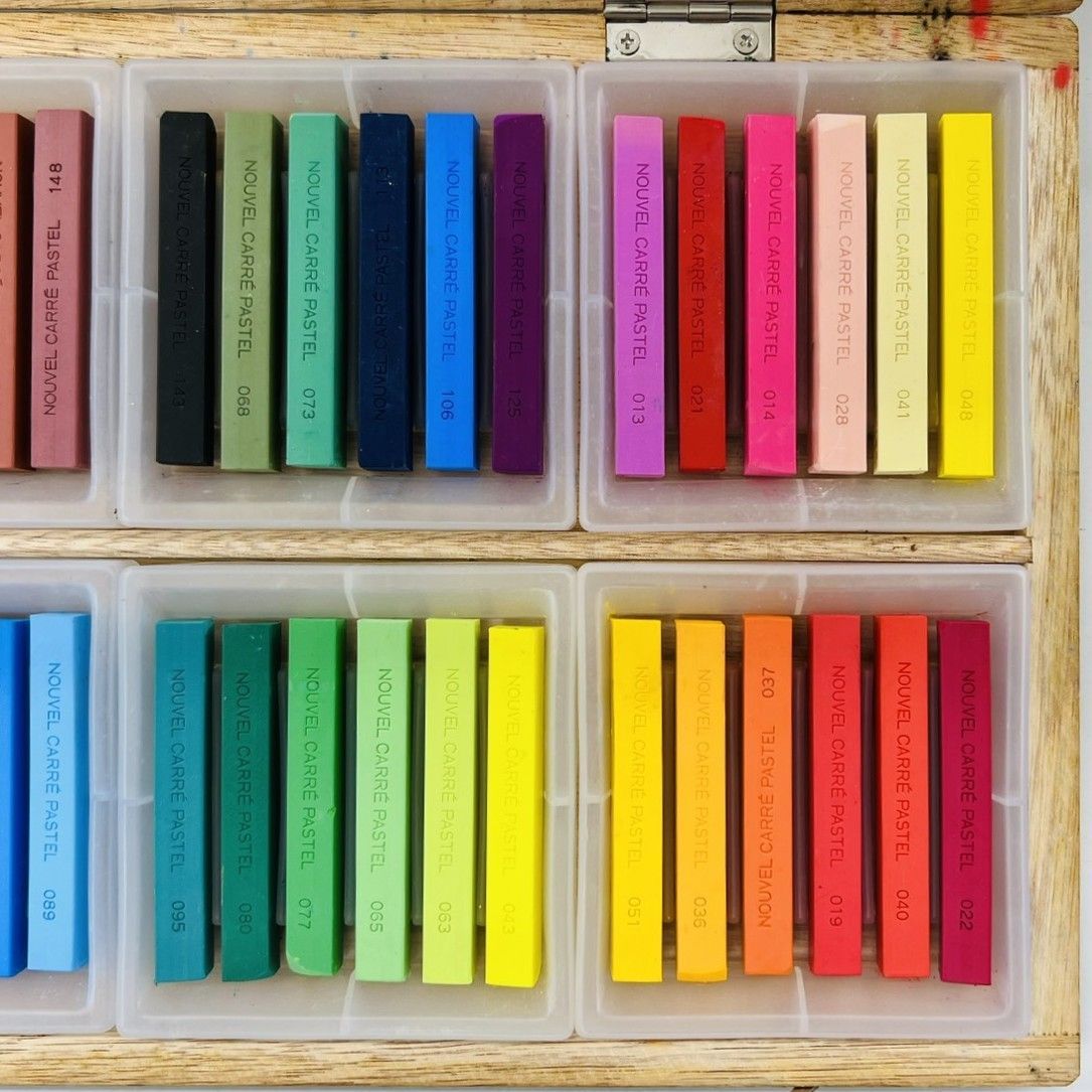 Nouvel ヌーベル カラーパステル 48色 木箱セット - メルカリ