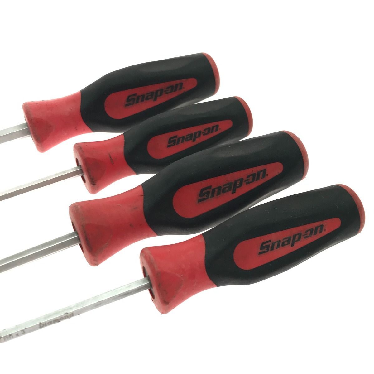 Snap-on スナップオン ダイヤモンドチップソフトグリップスクリュードライバー 4本セット PH