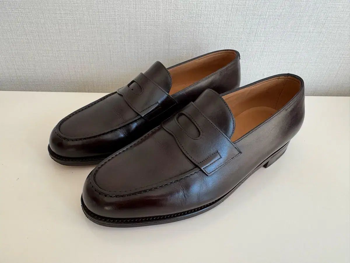 ジョンロブ ローファー ブラウン 7