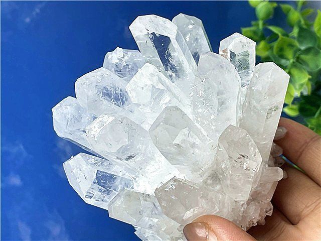 超綺麗高透明度水晶クラスターB88B6/90B51A - メルカリ