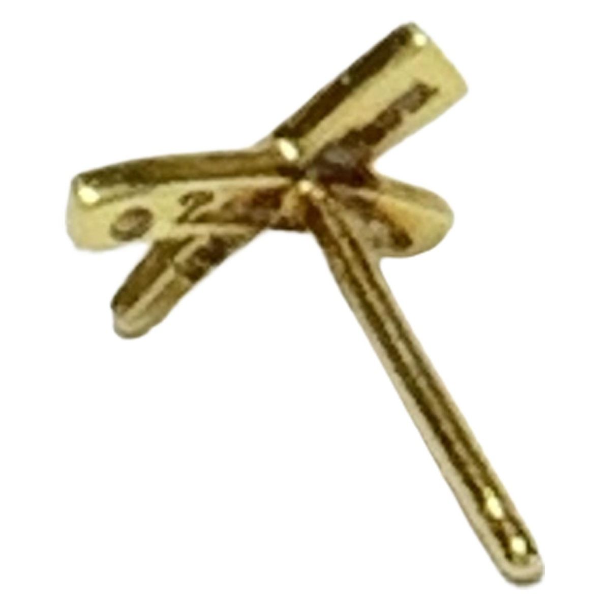 TIFFANY&Co.(ティファニー) ピアス美品 - K18YG 片方のみ/キャッチ欠損