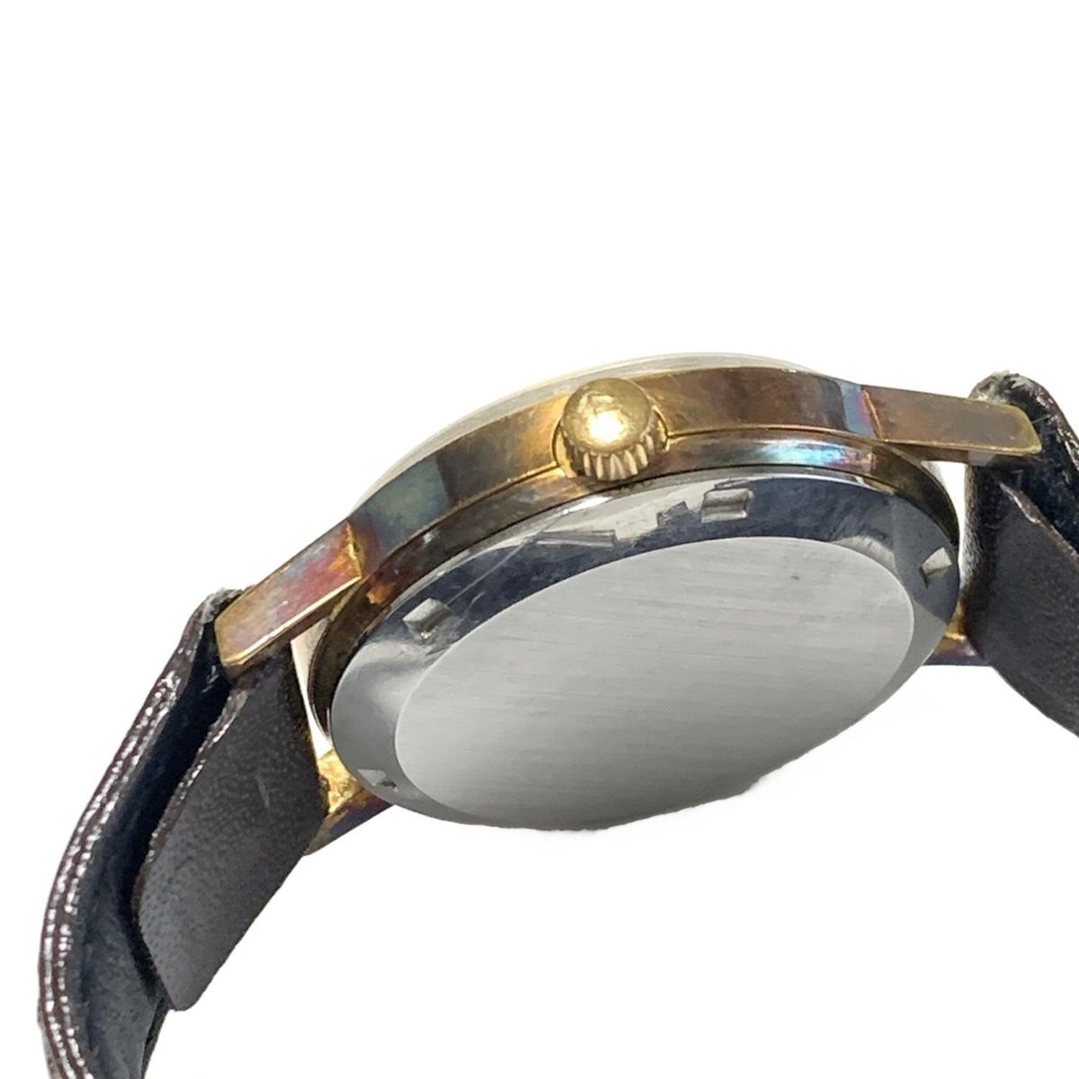  OMEGA オメガ 腕時計 ジュネーブ 166 0117 メンズ 社外ベルト 社外リューズ デイデイト シルバー その他 時計