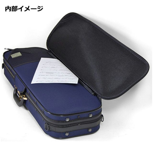 スーパーライト (Super Light) 【ブラウン】 長方形 バイオリン用 軽量