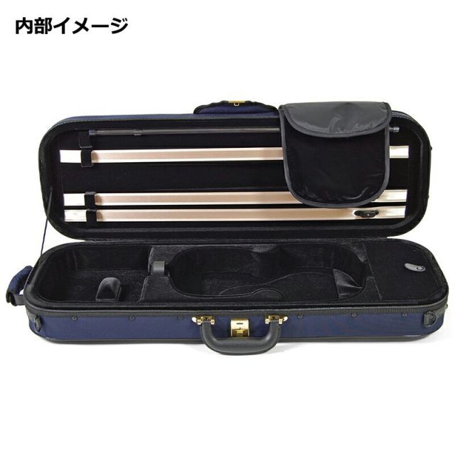 スーパーライト (Super Light) 【ブラウン】 長方形 バイオリン用 軽量