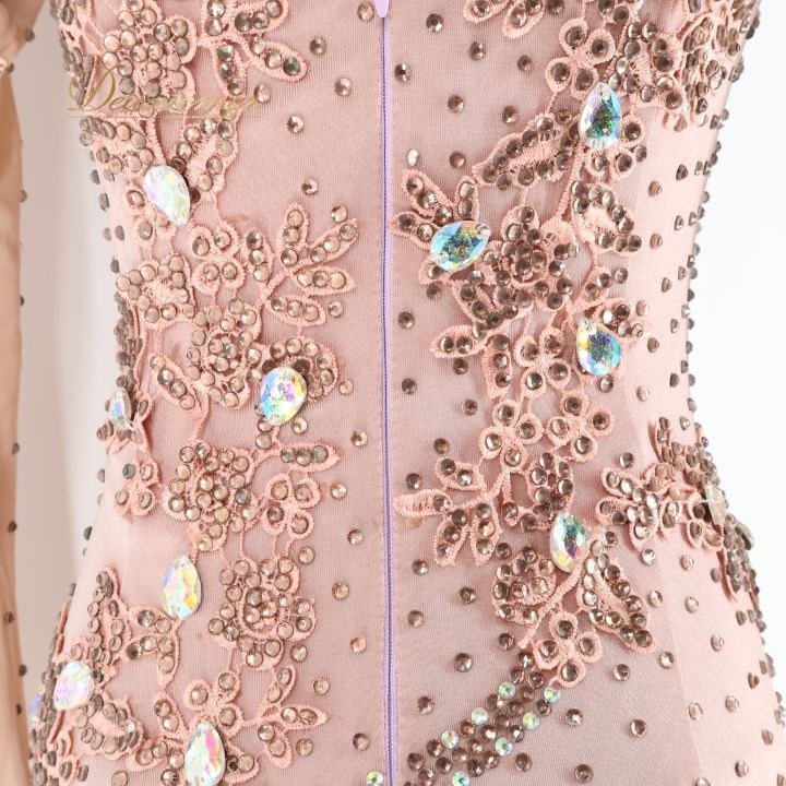 社交ダンス 衣装 ラテン ドレス ワンピース ラテンドレス ピンク