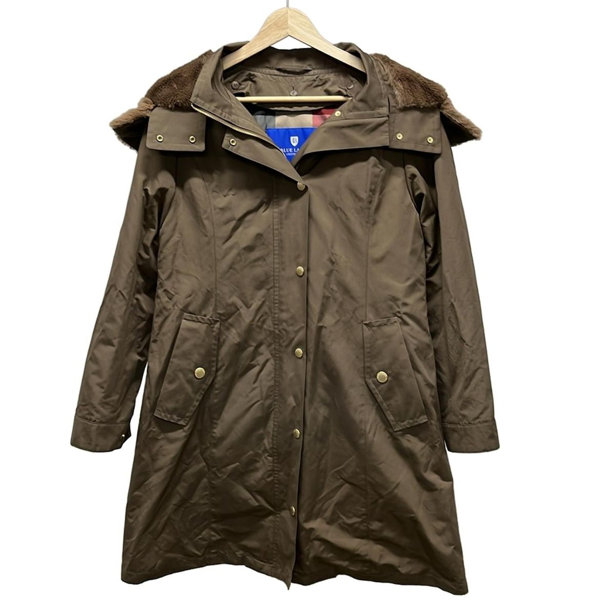 ブルーレーベルクレストブリッジ　茶色　サイズ38 BLUE LABEL CRESTBRIDGE(ブルーレーベルクレストブリッジ) コート