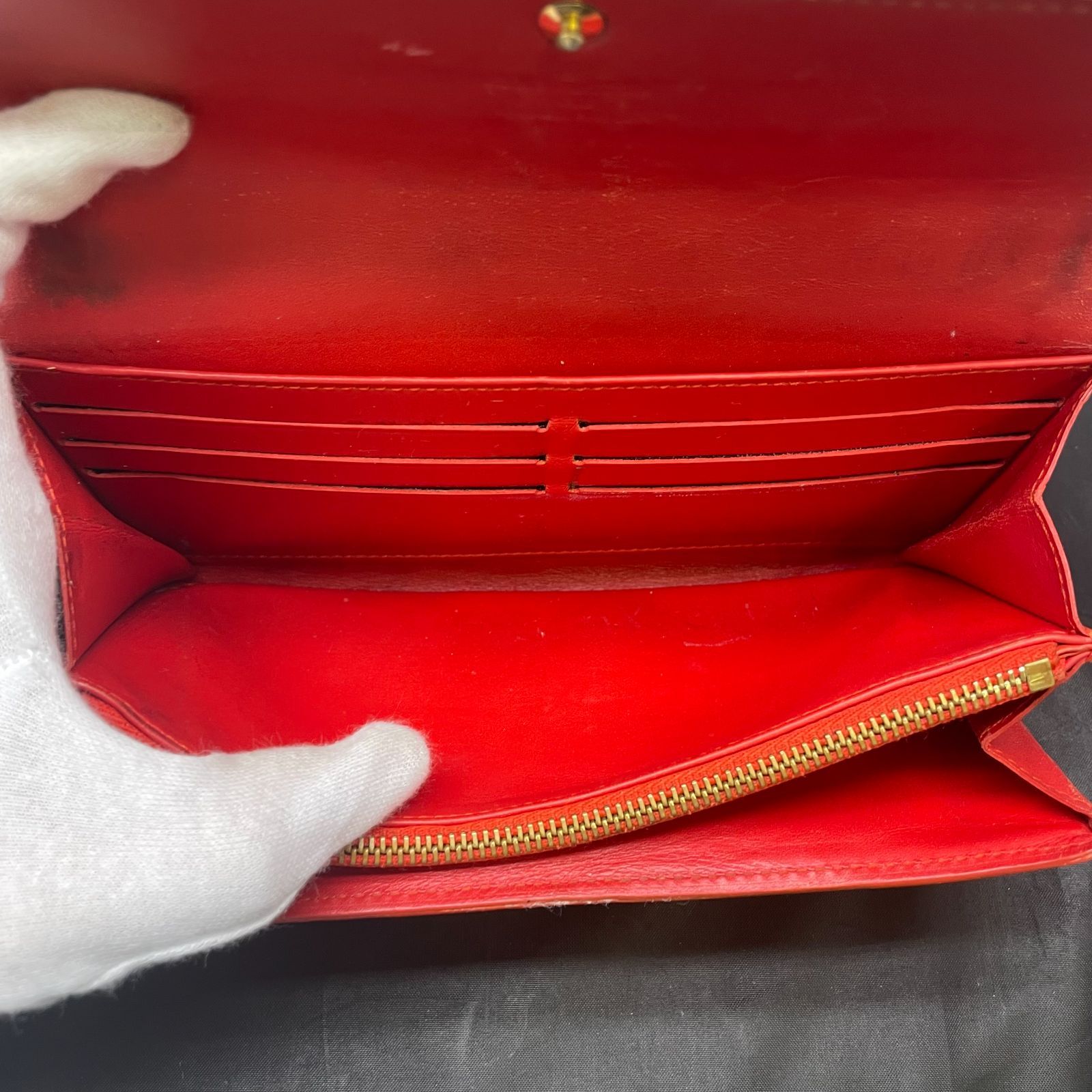 ルイヴィトン モノグラムヴェルニ 長財布 B25110613 - メルカリ