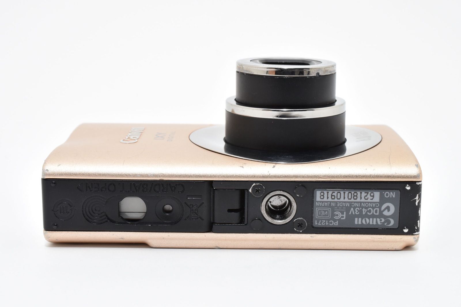 カメラ ☆完動品☆ Canon キャノン IXY DIGITAL 20 IS PC1271 ゴールド