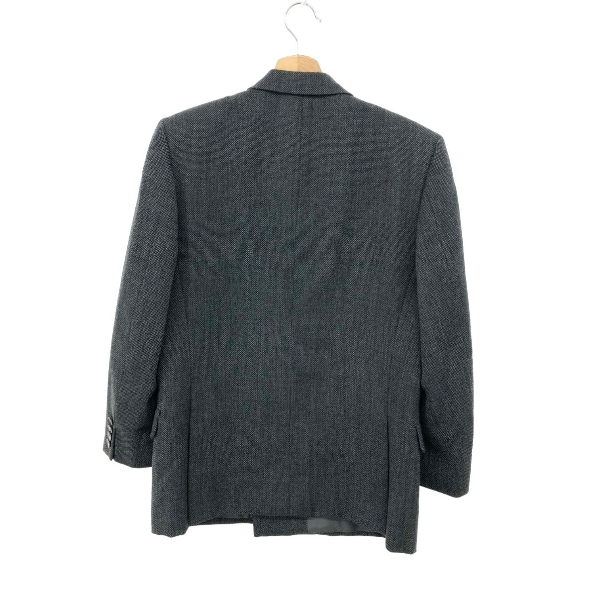 Christian Dior クリスチャンディオールスポーツ ダブルブレスド ジャケット サイズ 90-77-165 グレー メンズ CDロゴボタン 総裏地