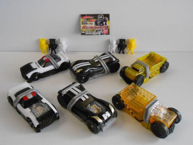♯Kke28PZ仮面ライダードライブガシャポンシフトカー03レア入6種