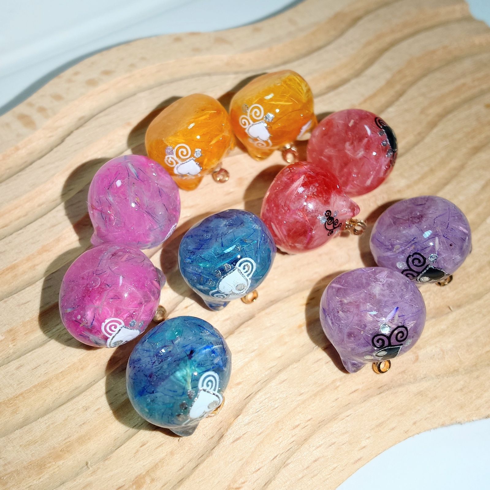 レジン カボション 立体 猫ちゃん 大 ハンドメイド オリジナル