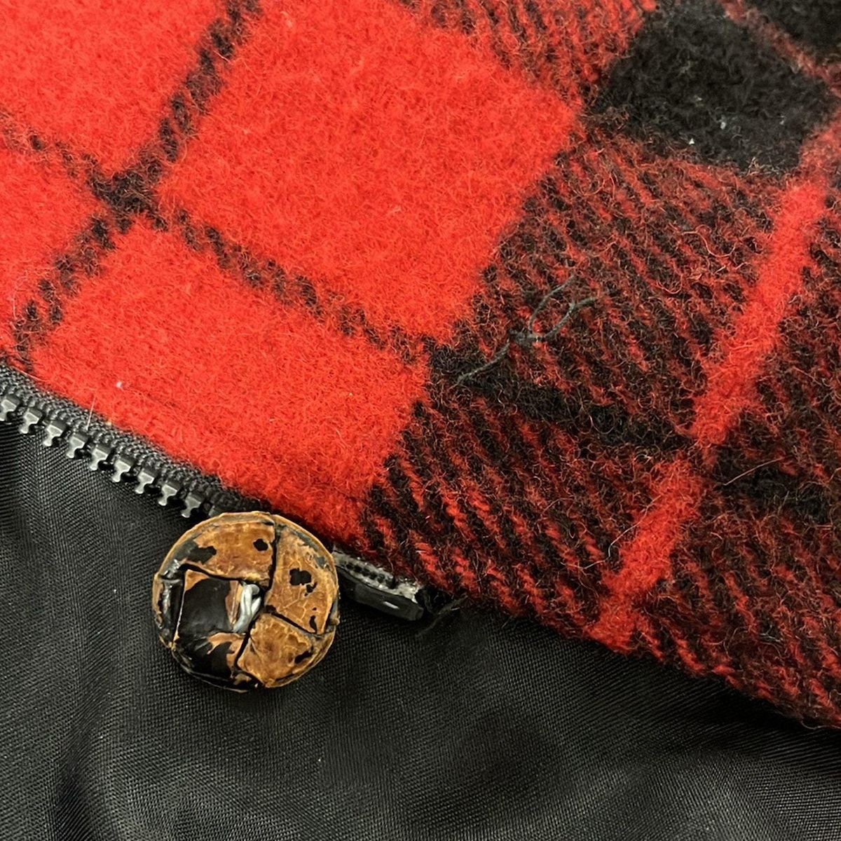 WOOLRICH(ウールリッチ) コート サイズM メンズ - レッド×黒 長袖