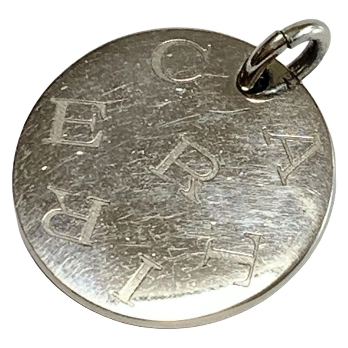 Cartier カルティエ ペンダントトップ シルバー ロゴプレート