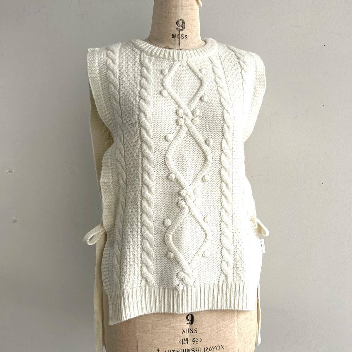 Gauze# アランニットストリングベスト G878 - メルカリ