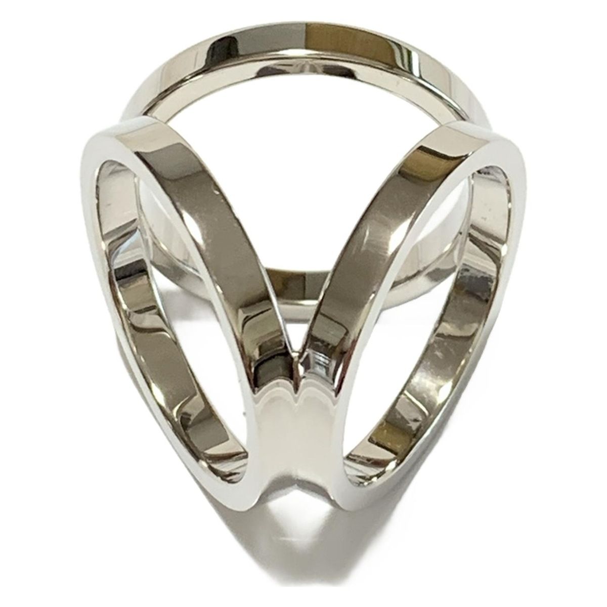 HERMES(エルメス) スカーフリング トリオ シルバー×ゴールド - メルカリ