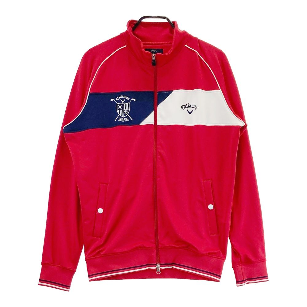 サイズ：LL CALLAWAY キャロウェイ DSPD ジップジャケット レッド系