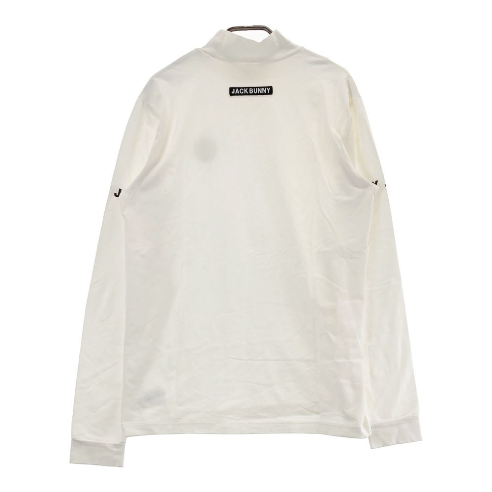 サイズ：6 JACK BUNNY ジャックバニー ハイネック長袖Tシャツ ホワイト