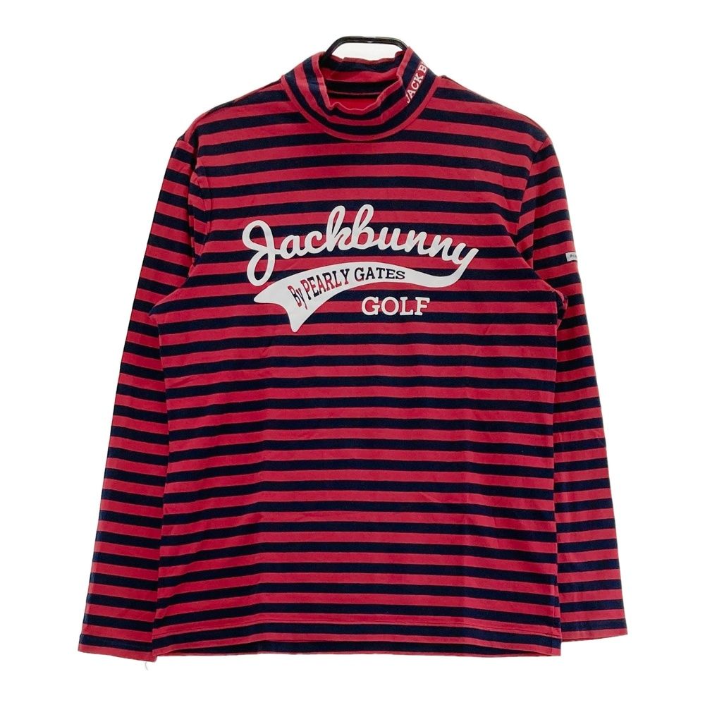 サイズ：6 JACK BUNNY ジャックバニー ハイネック長袖Tシャツ ボーダー