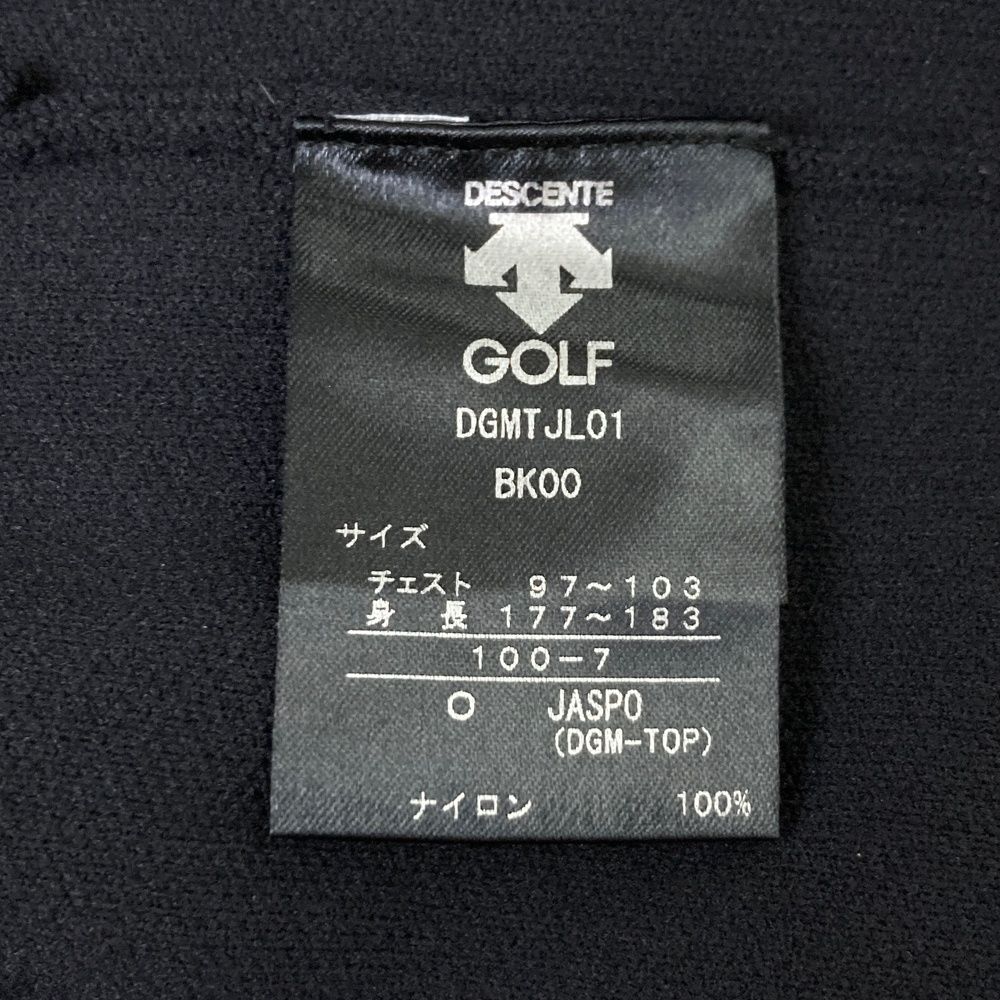 ◻︎美品◻︎DESCENTE ゴルフ　Oサイズ サイズ：O DESCENTE GOLF デサントゴルフ 2022年 ニット ジップ