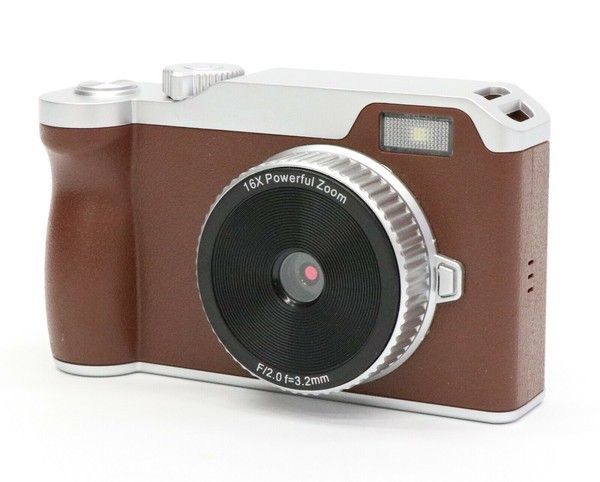 カメラ 昭和レトロ ♪レトロデザイン デジタルカメラ ［100万画素］ カメラ レトロ