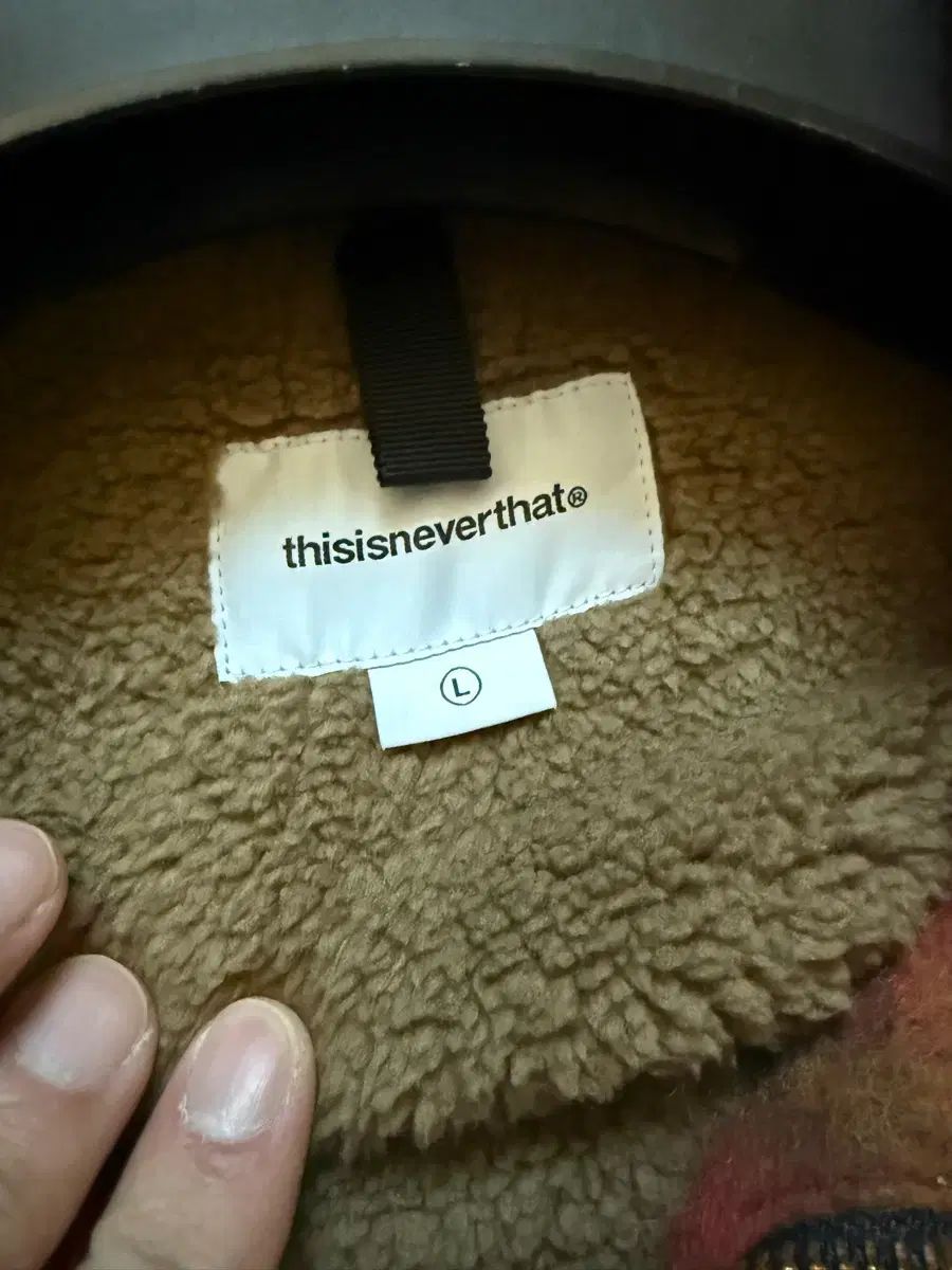 ディスイズネバーザット ウール CHECK ジャケット L