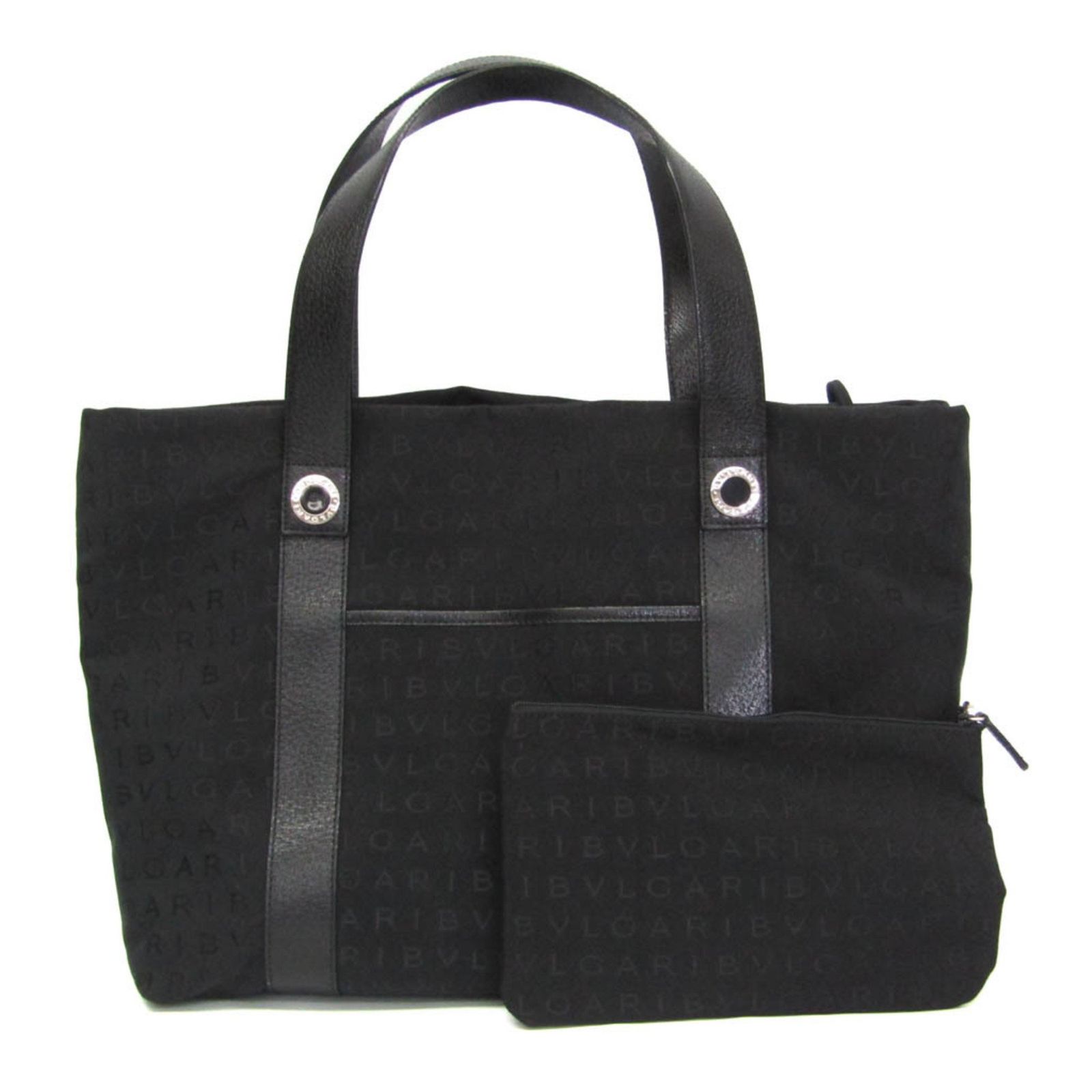 ブルガリ(Bvlgari) ロゴマニア レディース キャンバス,レザー