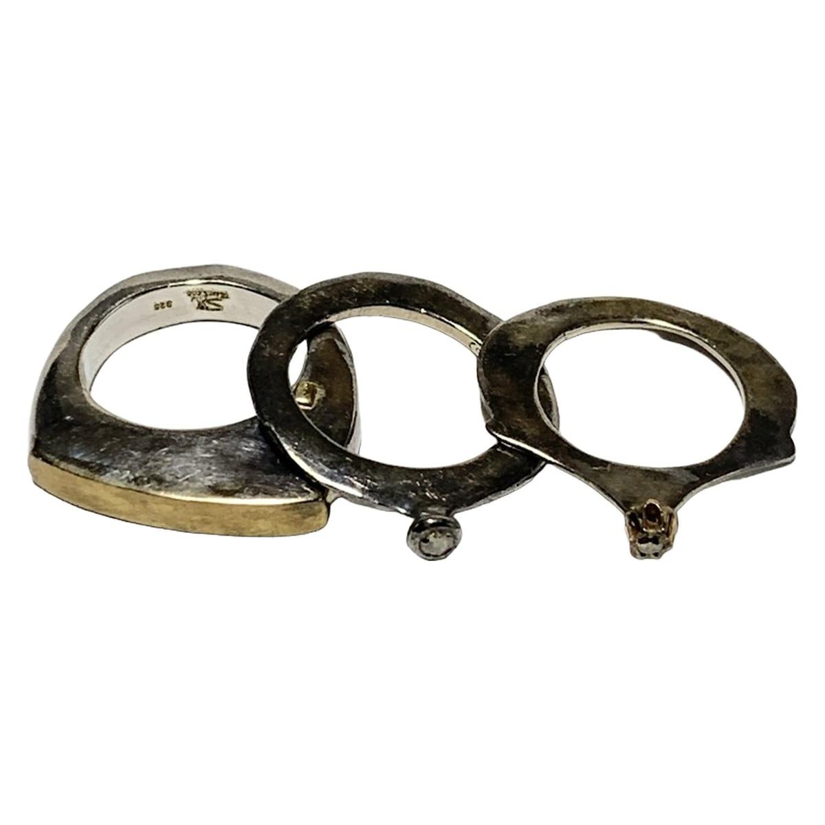 RosaMaria ロザ マリア 3連リング シルバー