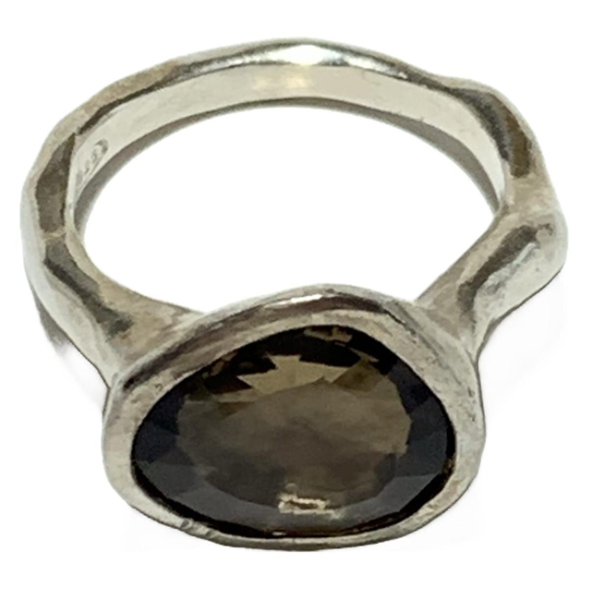 RosaMaria ロザ マリア リング - シルバー×ライトブラウン ストーン