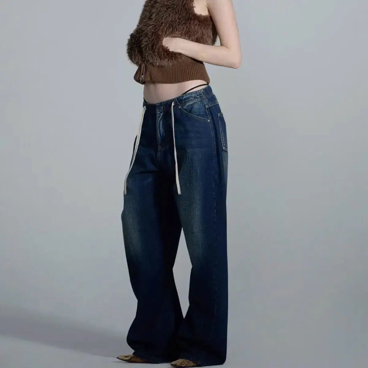 SCULPTOR ローライズ デニム パンツ