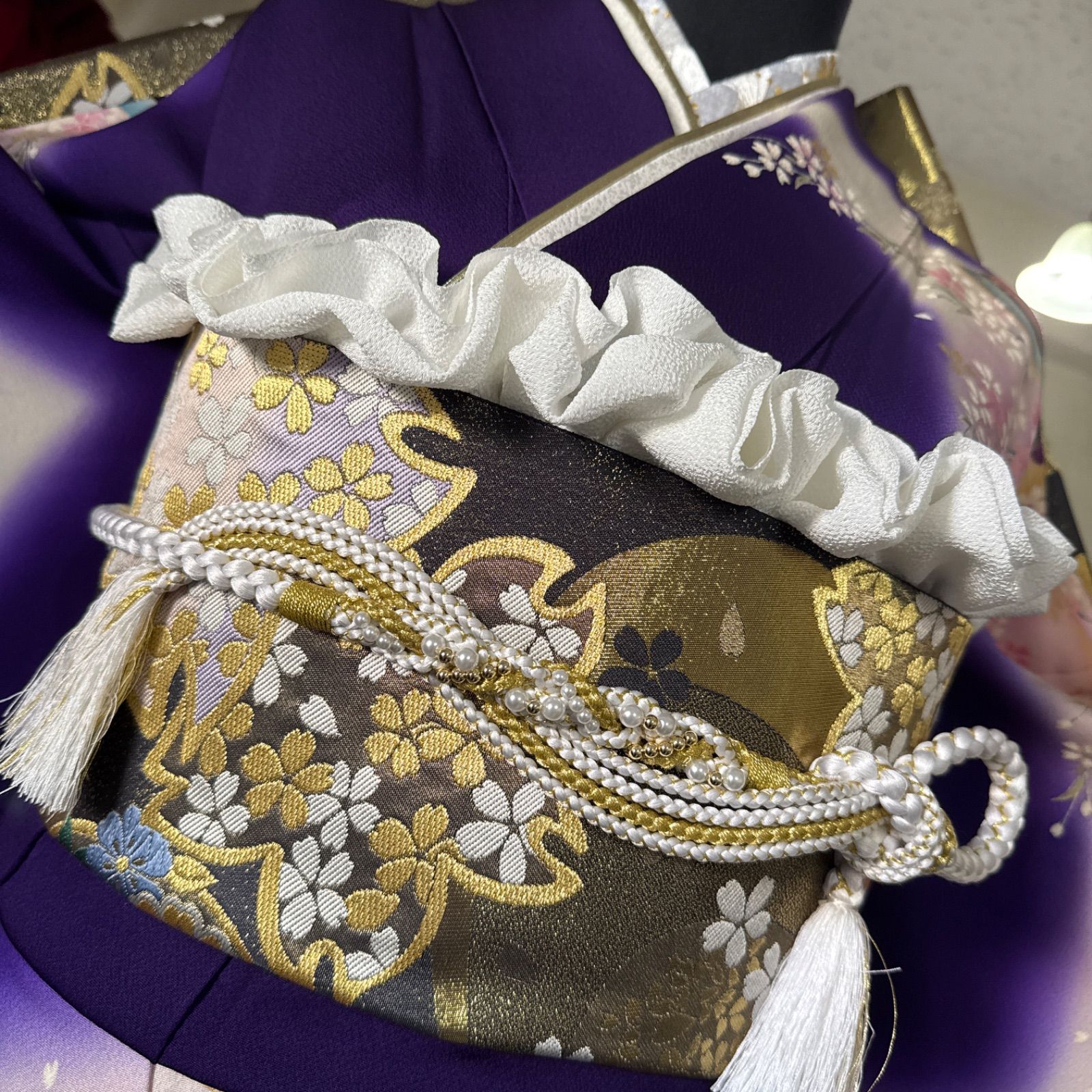 正絹・豪華振袖フルセット・(6点)セット・振袖・袋帯・半衿・帯揚げ