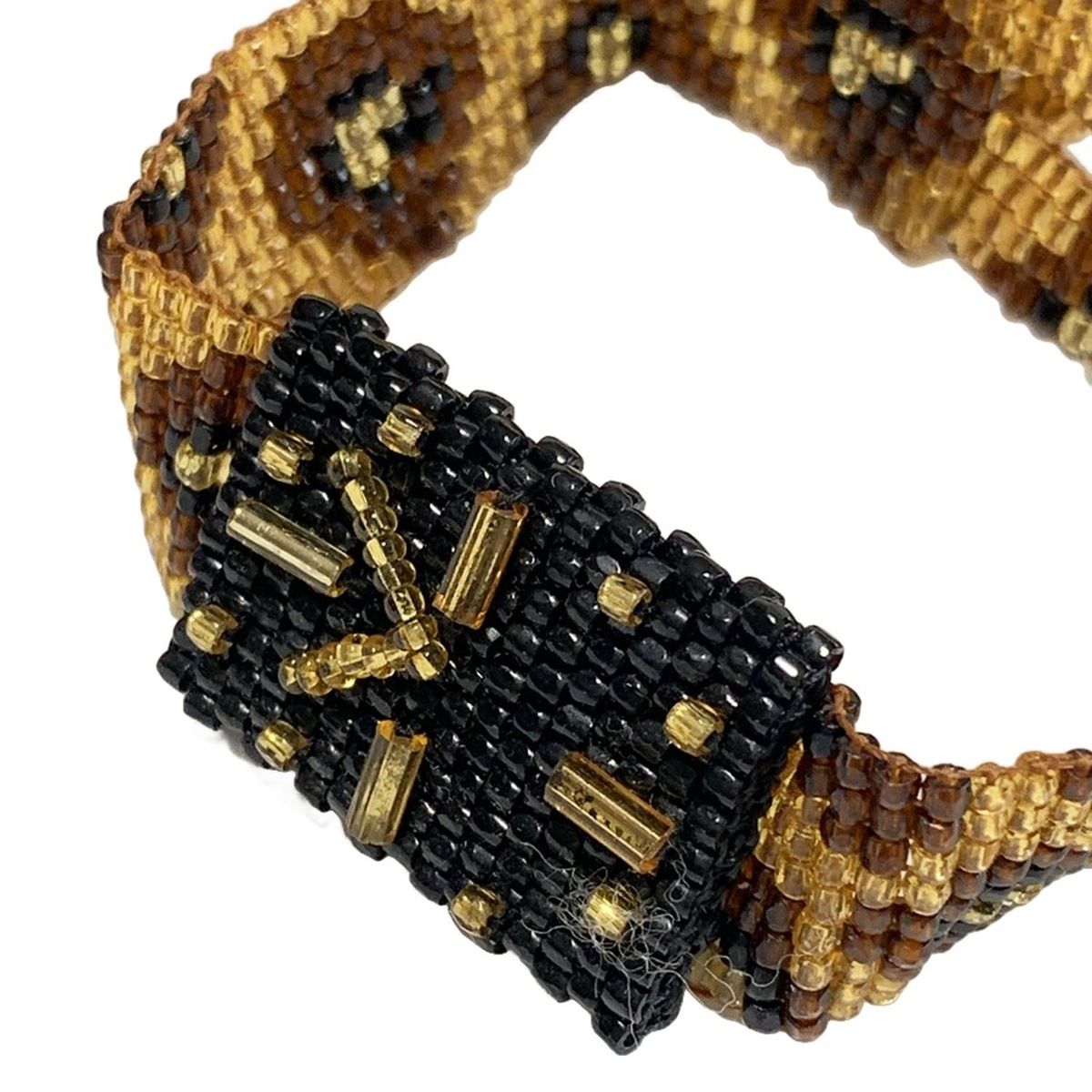 APROSIO CO アプロジオ ブレスレット ブラウン ライトブラウン 黒 豹柄 時計