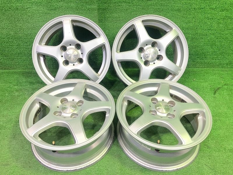 プラシノ ｳﾞｨｯﾂ ﾉｰﾄ ホイール アルミ シルバー 14インチ 5 J 4穴 4本 100 45