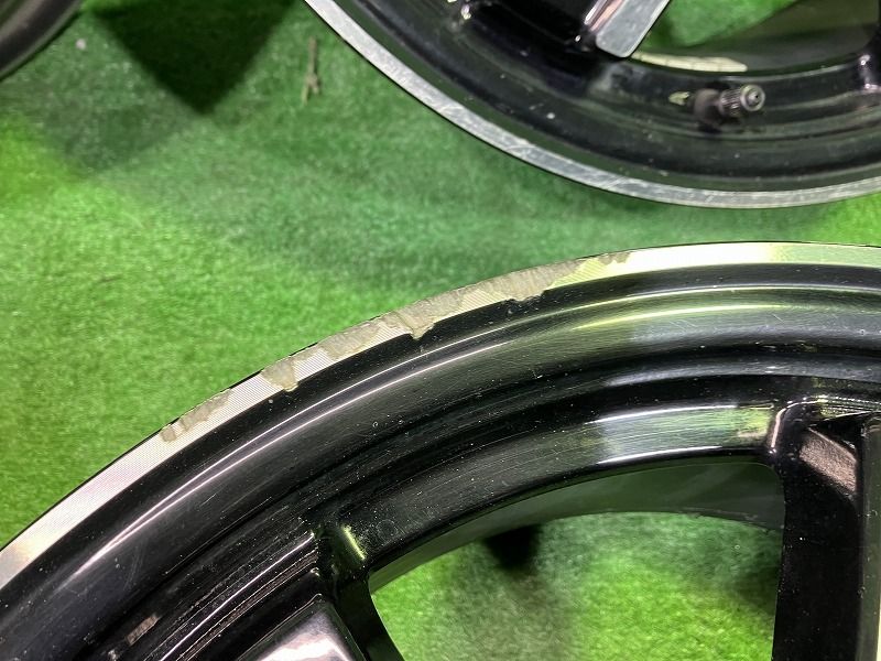 スバル SUBARU レヴォーグ VMG ホイール アルミ ブラックポリッシュ 17インチ 7 J 5穴 4本 114 3 55 28111 VA 000