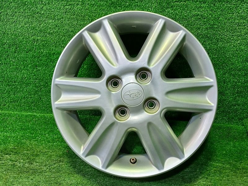 スバル SUBARU 純正 ステラ 1本 ホイール アルミ シルバー 14インチ