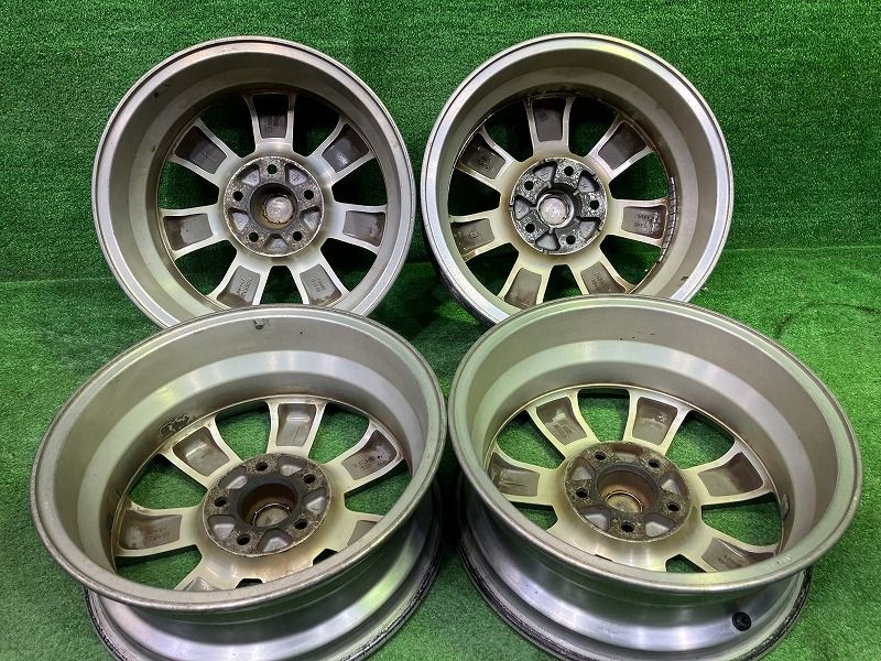 日産 NISSAN ラフェスタ オーテック NB 30 ホイール アルミ メッキ 16インチ 6 J 5穴 4本 114 3 48 360度カメラ 16インチ 