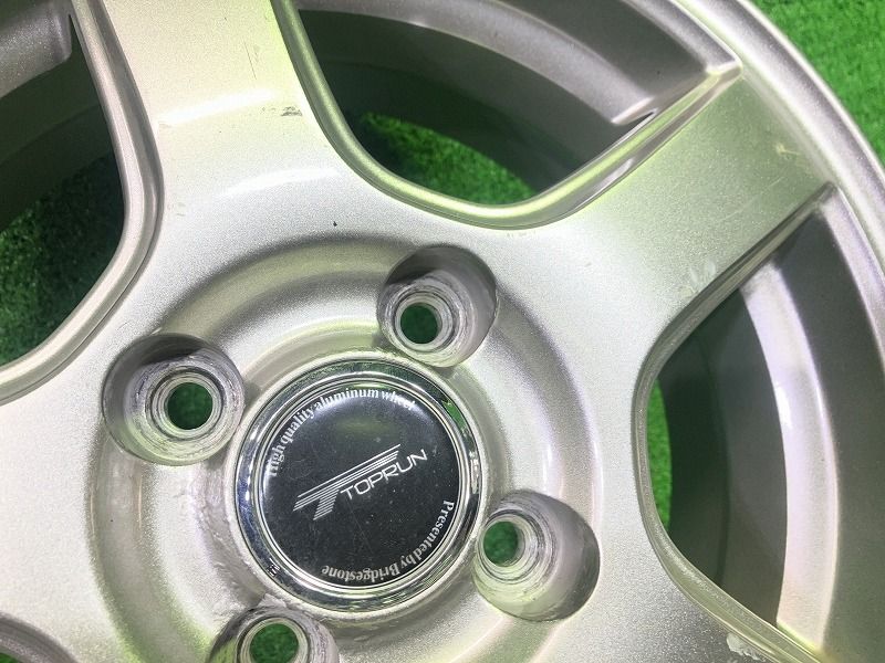 トップラン ﾔﾘｽ ﾌｨｯﾄ ホイール アルミ シルバー 14インチ 5 J 4穴 4本 100 45