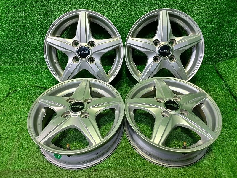 シビラ ﾊｲｾﾞｯﾄ EKﾜｺﾞﾝ ﾓｺ ﾜｺﾞﾝR ホイール アルミ ガンメタ 13インチ 4 00 B 4穴 4本 100 43