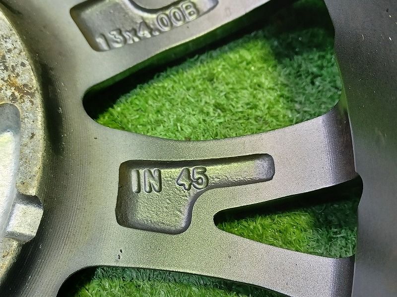  ラブリオン ﾊｲｾﾞｯﾄ EKﾜｺﾞﾝ ﾜｺﾞﾝR ﾓｺ ホイール アルミ ガンメタ 13インチ 4 00 B 4穴 4本 100 45 13インチ ホイール