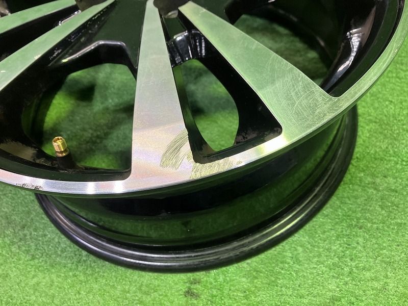 LYNX ﾌｨｯﾄ ホイール アルミ ブラックポリッシュ 15インチ 6 J 4穴 4本 100 52