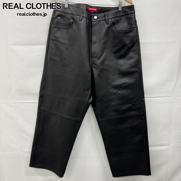 Supreme/シュプリーム【24AW】Leather Baggy 5-Pocket Jean/レザー