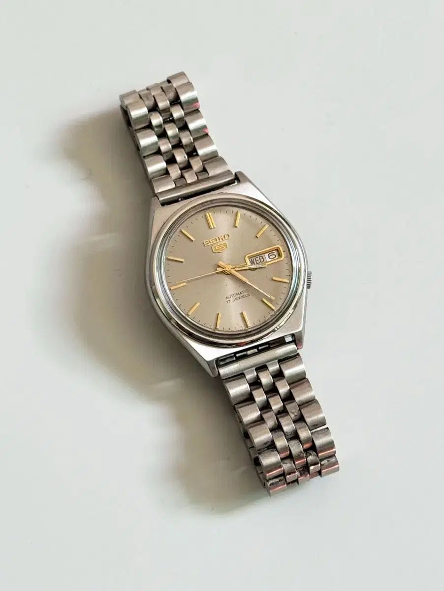 80 s SEIKO セイコー5 ヴィンテージ オートマティック メタル リストウォッチ