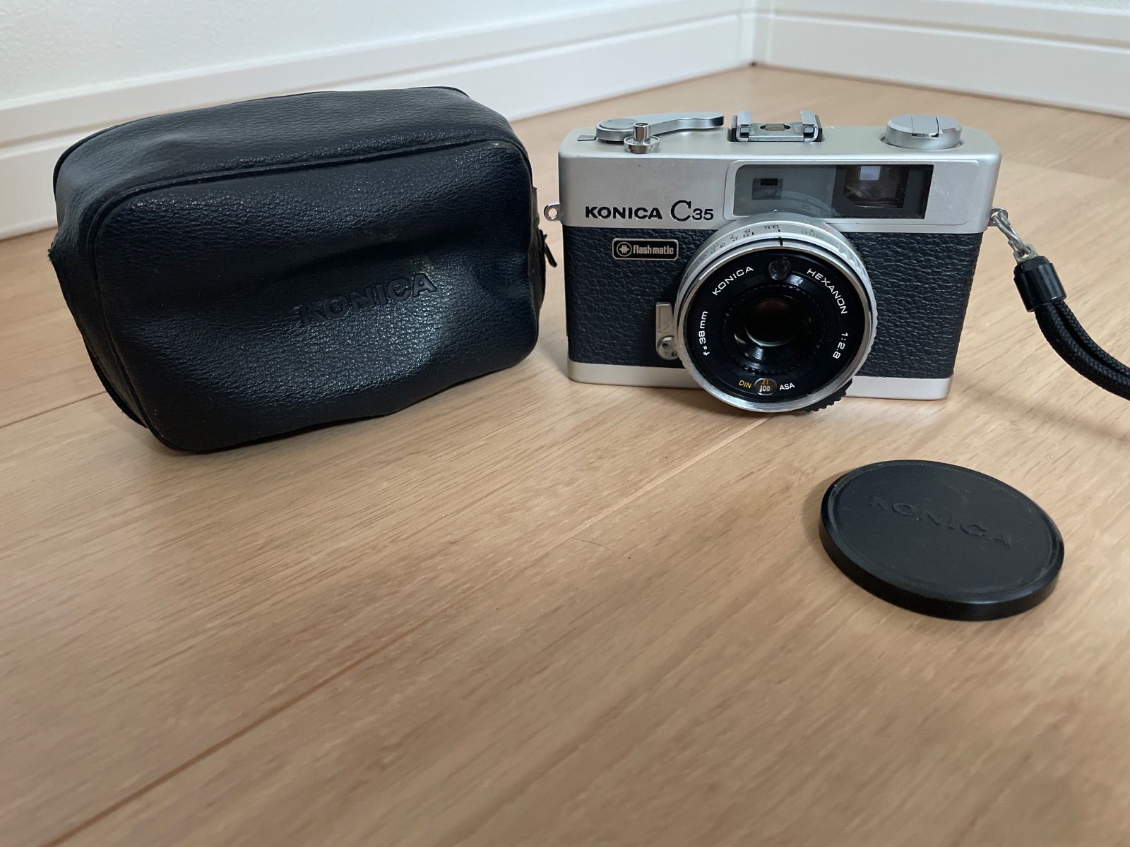 KONICA C35 Flash matic フィルムカメラ レトロカメラ - メルカリ