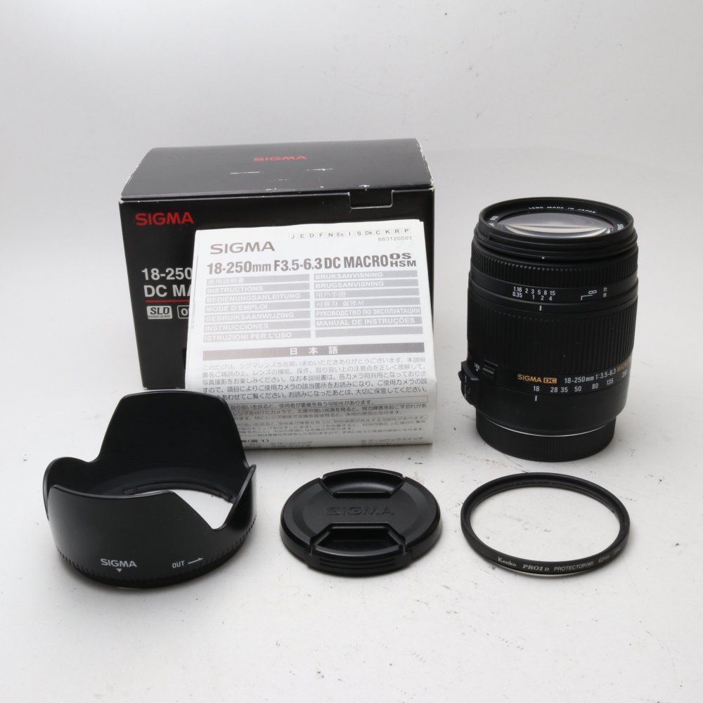 SIGMA 高倍率ズームレンズ 18 250 mm F 3 5 6 DC MACRO OS HSM キヤノン用 APS C 883546